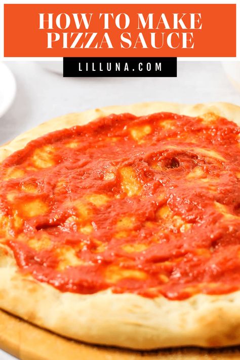 Learn how to make pizza sauce with this simple, flavorful red sauce recipe, perfect for completing your favorite pizza! #homemadepizzasauce #pizzasauce #homemadepizza #pizza #redsauce Make Pizza Sauce, White Pizza Sauce, Red Sauce Recipe, Pizza Sauce Recipe, Easy Homemade Pizza, Pizza Sauce Homemade, How To Peel Tomatoes, Homemade Pizza Dough, How To Make Pizza