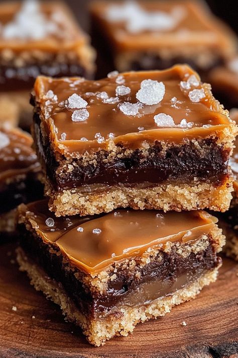 Salted Caramel Chocolate Sugar Cookie Bars - An Organized Chaos Salted Caramel Sugar Cookie Bars, Salted Caramel Fudge Brownies, Recipes Using Caramel Squares, Salted Caramel Brownie Cookies, Caramel Baked Goods, Salted Caramel Sugar Cookies, Chocolate And Caramel Desserts, Carmel Desserts Ideas, Desserts With Caramel