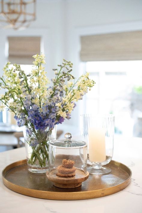 Table Staging, Kitchen Tray Decor, Terrazzo Texture, Malibu Beach House, Jackson Hole Wy, Ideas For Kitchen, Space Fashion, Kitchen Tray, Kitchen Island Decor