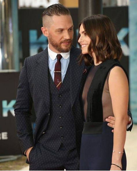 Tom Hardy Wife, Tom Hardy Charlotte Riley, Charlotte Riley, Men’s Fitness, Men’s Suits, Tom Hardy, Gentleman Style, Stylish Men, Look Cool