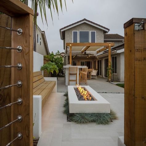 All posts • Instagram Outdoor Firepits, Contemporary Landscape Design, Welcome To Paradise, Landscape Construction, Fire Features, Design Landscape, Creature Comforts, Firepit, Contemporary Landscape