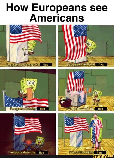 Found on iFunny America Memes Funny, America Memes, History Jokes, Country Memes, Turnips, Spongebob Memes, Mom Jokes, Komik Internet Fenomenleri, The Flag