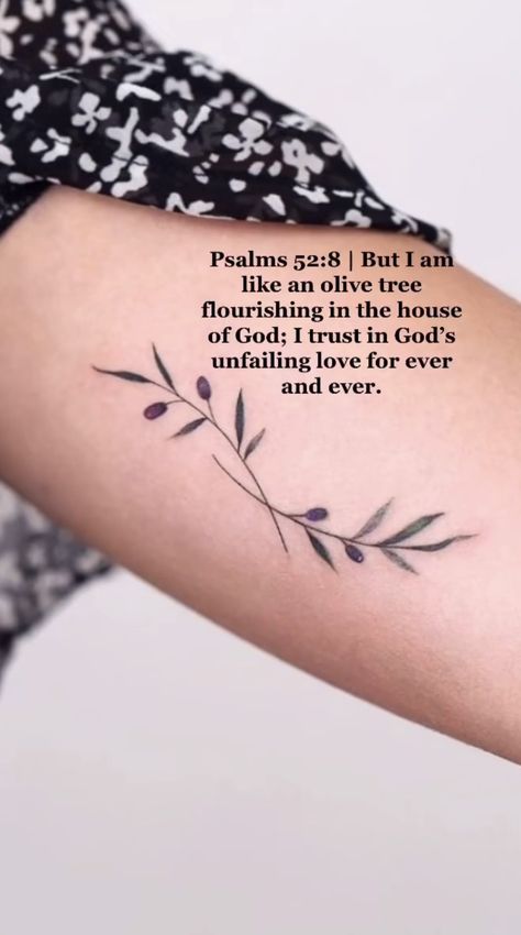 Tiny Tattoos For Christians, Strength Feminine Tattoo, Vine Bible Verse Tattoo, Bible Meaning Tattoos, Biblical Floral Tattoos, Simple Faith Based Tattoos, Christian Botanical Tattoos, Biblical Best Friend Tattoos, Bible Plant Tattoo