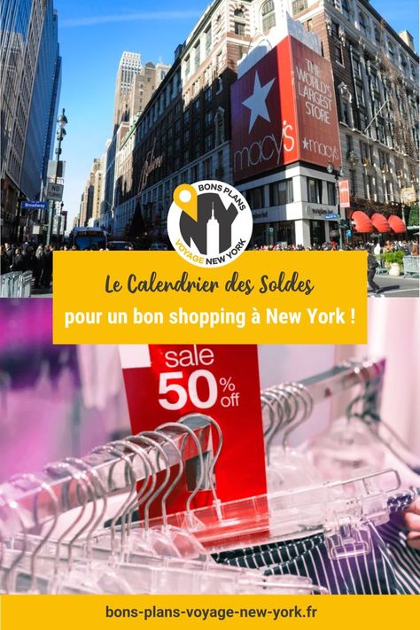 Le Calendrier des Soldes pour un bon shopping à New York !!! Voyage New York, New York, France, How To Plan, Movie Posters, Film Posters