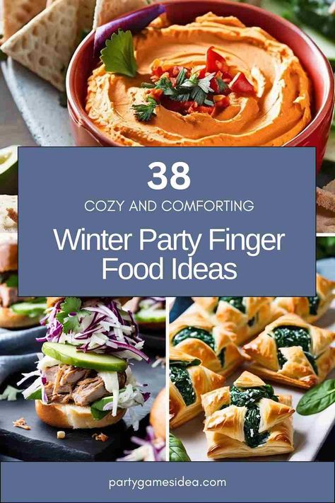 Winter party finger food ideas are the perfect way to keep your guests satisfied while enjoying the cozy atmosphere of the season. Winter Party Snacks For Adults, Winter Finger Food Ideas, Sledding Party Food, Winter Wonderland Finger Foods, Savoury Buffet Ideas, Cold Appetizer Recipes Finger Foods, Food For Winter Party, Friendsmas Appetizers, Cold Finger Food Appetizers