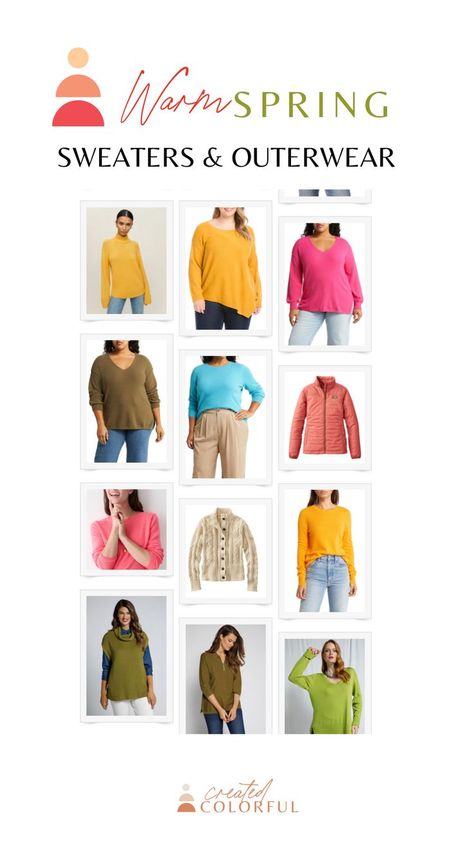 Warm Spring Fall Outfits, Warm Spring Outfit Ideas, Warm Skin Tone Colors, Hoc Spring, Clear Spring Palette, True Spring Palette, Warm Spring Palette, Warm Spring Color Palette, True Spring Color Palette