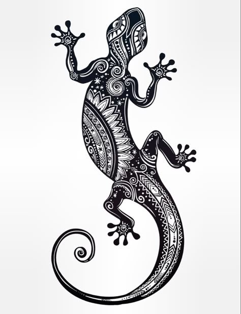 Maori Tattoo Arm, Maori Tattoo Meanings, Gecko Tattoo, Lizard Tattoo, Maori Tattoos, Marquesan Tattoos, Maori Tattoo Designs, Maori Designs, Muster Tattoos