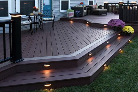 11 Genius Ideas How to Makeover Cheap Backyard Deck Ideas Design Per Patio, Terrasse Design, Cheap Backyard, Patio Deck Designs, Deck Designs Backyard, Budget Patio, Backyard Lighting, Casa Exterior, Decks Backyard