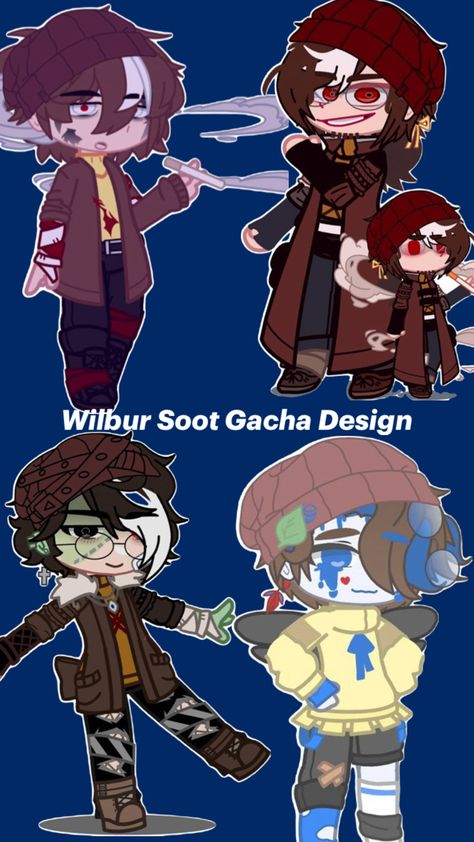 (Not mine) Wilbur Soot Gacha Club, Gacha Club Designs, Dsmp Designs, Gacha Design, Gacha Codes, Club Clothes, 8bit Art, Gacha Ocs, Wilbur Soot