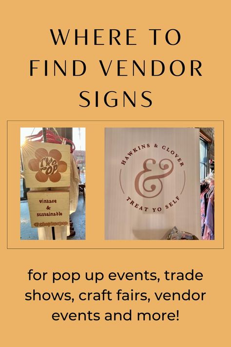 where to find vendor signs Vendor Booth Sign Ideas, Vendor Event Ideas, Vendor Booth, Vendor Events, Tradeshow Booth, Pop Up Event, Event Ideas, How To Set Up, Craft Fair