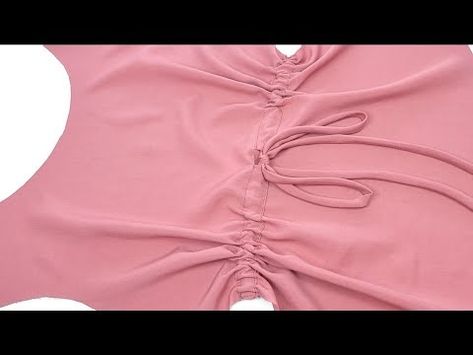 💟 Sewing Tips and Tricks | The Easiest Way to sew waist belt for dresses without elastic band - YouTube How To Cut Sleeves, Belt For Dresses, Sewing Tips And Tricks, Dresses Sewing, Dress Sewing Tutorials, Girls Dresses Sewing, Girl Dress Pattern, Crochet Ladies Tops, Fashion Sewing Tutorials