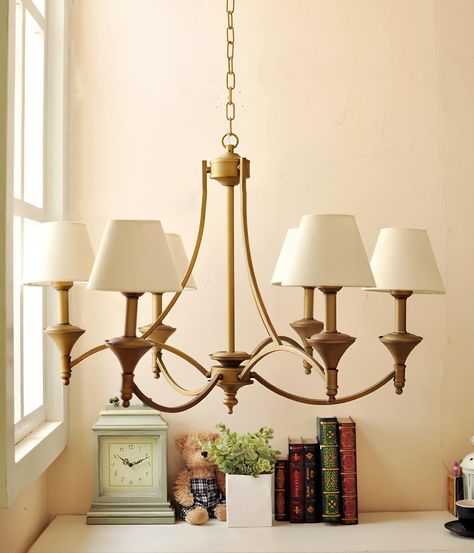 Lenore Aged Gold Chandelier — Mooiehome Buff Drawing, Revival Design, French Country Chandelier, Cottage Dining Rooms, Cottage Lighting, Cottage Aesthetic, Dining Room Light Fixtures, 3 Light Chandelier, Colonial Revival