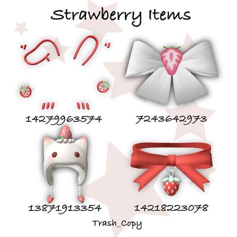 Strawberry Outfit, Bloxburg Decal Codes, Coding Clothes, Game Codes, Roblox Shirt, Roblox Funny, Cool Avatars, Roblox Pictures, Roblox Codes