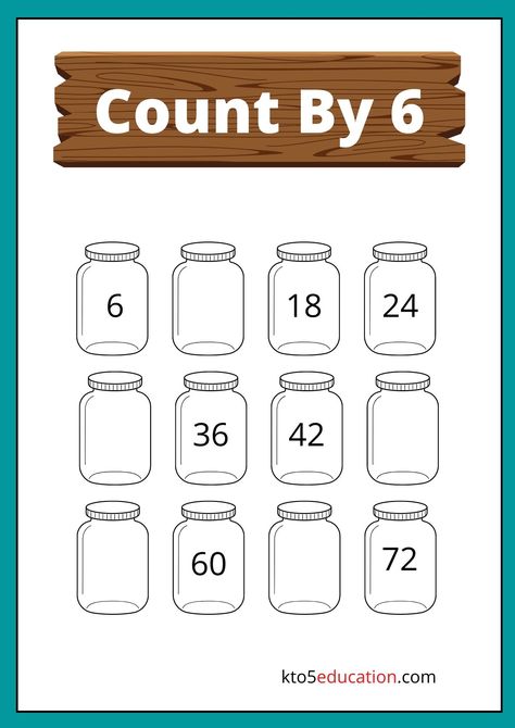 Free Skip Count By 6 Worksheet Check more at https://kto5education.com/free-skip-count-by-6-worksheet-2/ Preschool Sight Words, Summer Worksheets, Test Paper, Skip Counting, Kindergarten Math Activities, Kindergarten Math, Preschool Worksheets, Math Worksheets, Sight Words