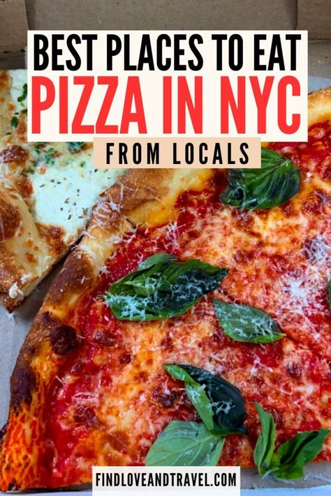 Looking to find the best pizza in NYC? This NYC guide covers some of the best and most iconic places to get pizza across New York City. NYC pizza | NYC guide | NYC travel |New York City Pizza | New York City things to do in | New York City Food | Best food to eat in New York City | Brooklyn NY | Staten Island NY | New York travel Pizza New York, Pizza In Nyc, Best Pizza In Nyc, Best Food In Nyc, New York Trip Planning, Eat In New York City, Little Italy Nyc, Nyc Pizza, New York City Food