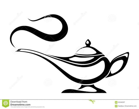 Aladdin Lamp Drawing, Magic Lamp Drawing, Magic Lamp Tattoo, Genie Lamp Drawing, Genie Drawing, Genie Lamp Tattoo, Lamp Clipart, Disney Ring, Lamp Vector