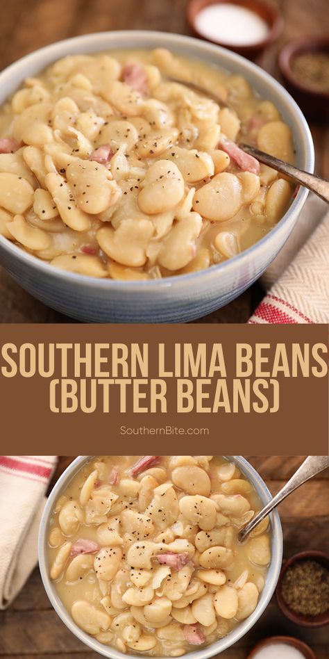 Lima Beans And Bacon, Lima Beans Crockpot Recipes, Large White Lima Beans, Fordhook-lima-beans Recipes, Big Beans Recipe, Lima Beans With Bacon, Crockpot Lima Beans Slow Cooker, Big Lima Beans Recipe, Lima Bean Crockpot