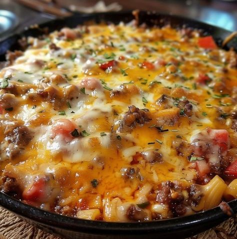 Grandma's Home Recipes Ranch Style Beans, Crockpot Recipes Mexican, Cheeseburger Casserole Recipe, Mexican Casserole Recipe, Grandma Cooking, Recipes Mexican, Mexican Casserole, Cheeseburger Casserole, Mexican Kitchens