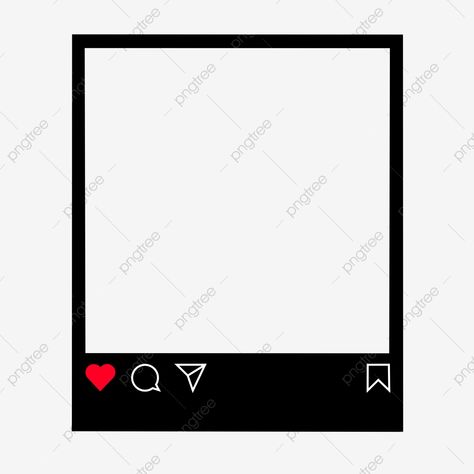 Palorid Photo Frame, Instax Frame Template, Instagram Post Frame, Photo Editing Png, Instagram Border, Photo Frame Png, Frame Foto, Marco Polaroid, Border Transparent