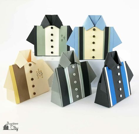 Bowling Shirt Origami Treat Box Diy Paper Purses, Shirt Origami, Diy Bowling, Harry Potter Pillow, Printable Gift Bags, Origami Shirt, Fun Bowling, Bowling Outfit, Paper Purse