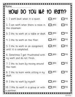 Learning Styles Survey First Day Of Student Teaching, First Day Of School Worksheets 3rd Grade, First Grade Get To Know You Activities, First Day Of School Activities Elementary, Teacher Introduction To Students, Activities For First Day Of School, Beginning Of The School Year Activities, Beginning Of The Year, First Day Of School Activities 4th Grade