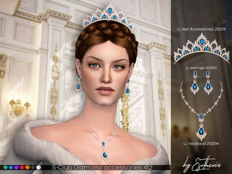 Sims 4 Cc Victorian Jewelry, Sims Jewelry, Sims Accessories, Los Sims 4 Mods, Medieval Crown, Sims Medieval, Sims Stories, Royal Clothes, Victorian Accessories