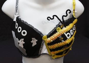 Hurry there only a few days left. Due to popular request, the campaign extended the date for you to drop off your new and gently used bras t... Bedazzled Bra, Decorated Bras, Bra Ideas, Beautiful Bras, Bra Art, Bling Bra, Bra Crafts, Tattoos To Cover Scars, Diy Bra