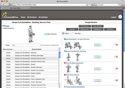 Good, basic diagrams of dumbbell exercises. Bowflex Workout, Total Gym Workouts, Back Workout Routine, Fitness Studio Training, Dumbbell Exercises, Work Out Routines Gym, Gym Exercises, Barbell Workout, Workout Plan For Beginners