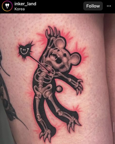 Red Ink Tattoos On Dark Skin, Best Leg Tattoos, Fake Skin, Rich Art, Tattoo Inspiration Men, Alien Tattoo, Red Ink Tattoos, Incredible Tattoos, Badass Tattoos