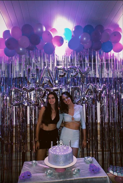 18 birthday party euphoria themed party disco party 2000s party #euphoriaparty #2000sparty #discoparty #birthdayparty #18 #twins #twinsparty Twins 18th Birthday Party Ideas, Y2k Birthday Party Theme Cake, 2000s Aesthetic Party, Y2k Birthday Party Theme, Euphoria Themed Party, 2000s Birthday, Y2k Birthday Party, Twins Birthday Party, Y2k Theme