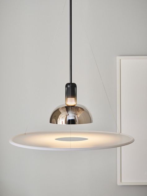 Flos Ceiling Light, Flos Lighting Pendants, Flos Lamp, Flos Light, Kids Puzzles, Moma Design, Joe Colombo, Achille Castiglioni, Pierre Paulin