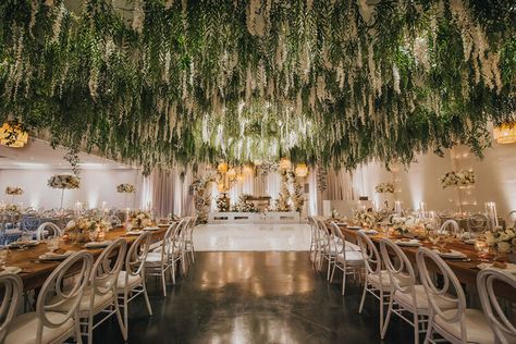 Floral Ceiling, Warm Wood Tones, Flower Ceiling, Wedding Ceiling, Southern California Wedding Venues, Dream Wedding Decorations, Ceiling Treatments, California Wedding Venues, Floral Event Design