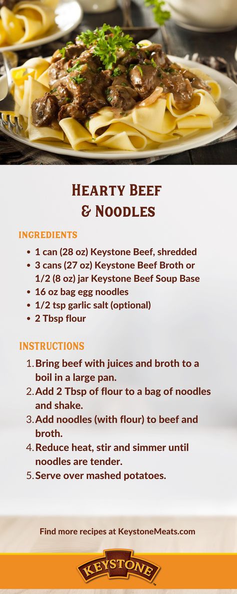 Beef And Noodles Canned Beef, Keystone Beef Recipes, Canned Beef And Noodles, Beef And Reames Noodles, Keystone Canned Beef Recipes, Keystone Beef And Noodles, Beef And Noodles Reames, Canned Beef Recipe, Canned Meats