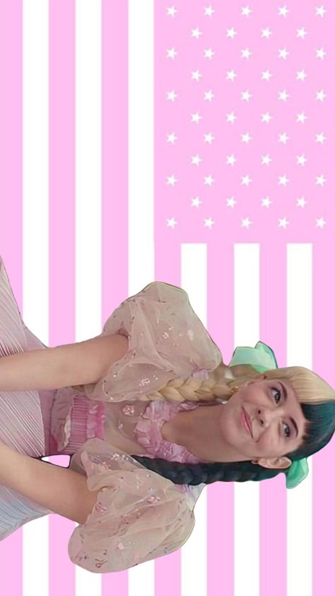 Melanie Portals, Pink American Flag, K-12 Melanie Martinez, Dads Room, Bedroom Wall Collage, Baby Wallpaper, Princess Core, Sweetie Pie, Cute Art Styles