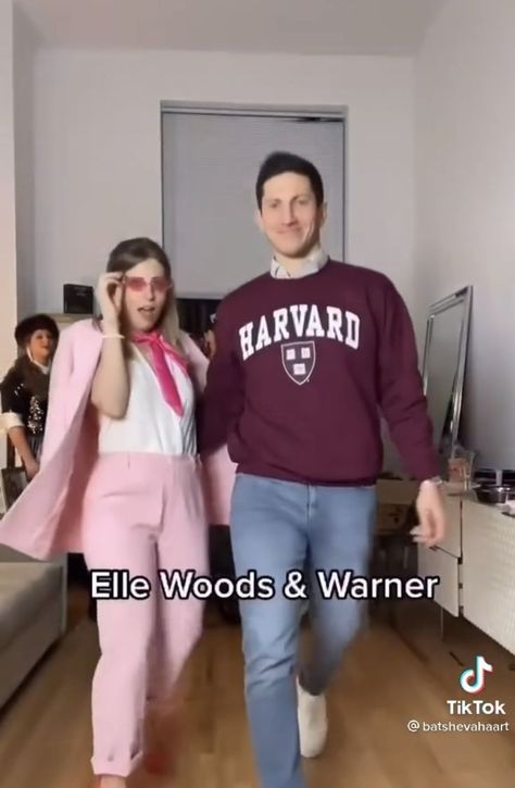 Elle Woods And Warner Costume, Elle Woods Halloween Costume, Elle Woods Costume, Spooky Fits, Movie Outfit, Halloween 23, Friends Night, Spooky Szn, Elle Woods