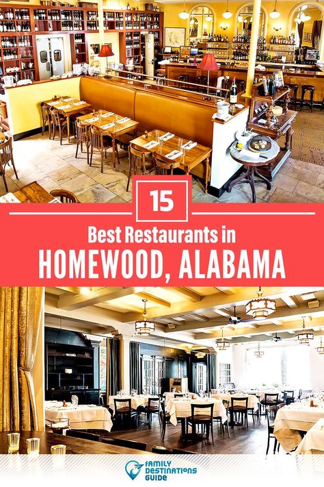 Want to see the best restaurants in Homewood, AL? We’re FamilyDestinationsGuide, and we’re here to help: From incredible brunch spots and amazing places to eat dinner, to local foodie spots and hidden gems, discover the BEST Homewood restaurants - so you get memories that last a lifetime! #homewood #homewoodrestaurants #restaurantsinhomewood #bestrestaurantsinhomewood #placestoeathomewood Places To Eat In Indianapolis, Tuscaloosa Alabama Restaurants, Greensboro Nc Restaurants, Alabama Restaurants, Orange Beach Alabama Restaurants, Homewood Alabama, Alabama Vacation, Italian Restaurants, Greek Chicken