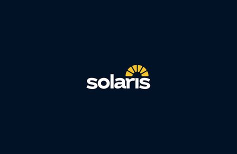 Solaris - Solar Energy Company Brand Design :: Behance Solar Company Logo, Energy Branding, Solar Logo, Sun Solar, Energy Logo, Energy Companies, Logo And Branding, Interaction Design, Brand Guidelines