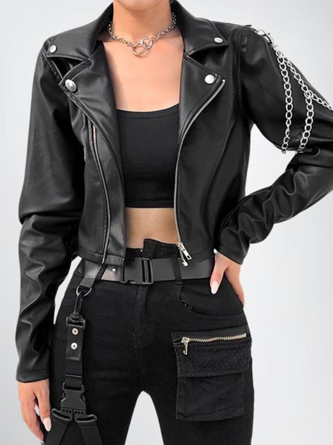 100% Genuine Soft Lambskin Motocross Biker Leather Jacket 🖤🏍️ Handmade in Pakistan, this black Motorcycle Jacket features zip and button accents, perfect for any occasion! . . .   #BikerFashion #LeatherJacket #WomensWear #CustomFit #Fashionista  #Jacket #MotorcycleJacket #Leather #Women #leatherjacketswomen #bikerjackets #bikerleatherjacket #motocross #ootd #ootdwomen #dresstoimpress Custom Leather Jackets, Womens Biker Jacket, Unique Jackets, Moda Punk, Biker Jackets, Jackets Women, Jacket For Women, Genuine Leather Jackets, Black Leather Jacket