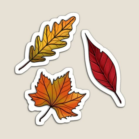 Autumn Stickers Printable, Fall Leaves Tattoo, Halloween Animation, Leaves Stickers, Fall Classroom Decorations, Diy Phone Case Design, Homemade Stickers, Leaf Clipart, Pop Stickers