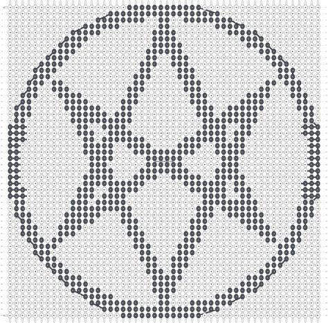 Alpha pattern #51999 | BraceletBook Supernatural Alpha Pattern, Supernatural Men, I Need A Hobby, Men Of Letters, Letter Symbols, British American, Needle Work, Alpha Pattern, Alpha Patterns