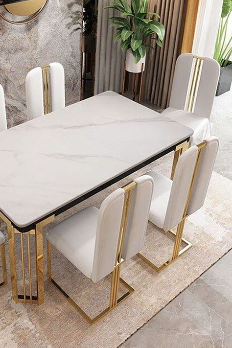 Dining Room Marble Table, Marble Dining Table Decor, Marble Table Design, Dining Room Inspiration Modern, Latest Dining Table Designs, Marble Dining Room, Latest Dining Table, Luxurious Dining Table, Marble Home Decor