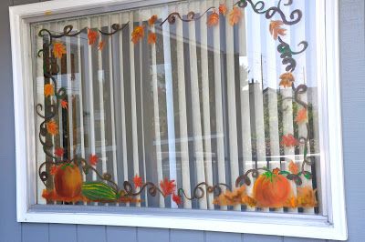 Safari Kids Crafts, Fall Window Painting, Window Art Diy, Mirror Painting Ideas, Jen Taylor, Painted Window Art, Window Markers, Painted Windows, Fall Windows