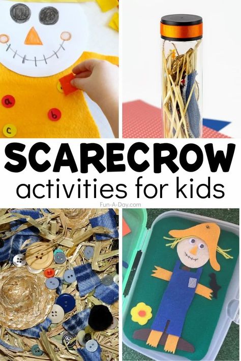 Scarecrow Science Activities Preschool, Scarecrow Eyfs Activities, Scarecrow Crafts Preschool Art Projects, Pre K Scarecrow Activities, Scarecrow Learning Activities, Scarecrow Sensory Activities, The Little Scarecrow Boy Activities, Scarecrow Activity Preschool, Scarecrow Science Preschool