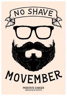 Movember Poster, No Shave November Poster, Beards Are Cool Mullets Are Bad Sign, Movember Mustache Ideas, Mustache Illustration, Disney Pencil Drawings, Beard Svg, Hand Drawn Poster, Movember Mustache