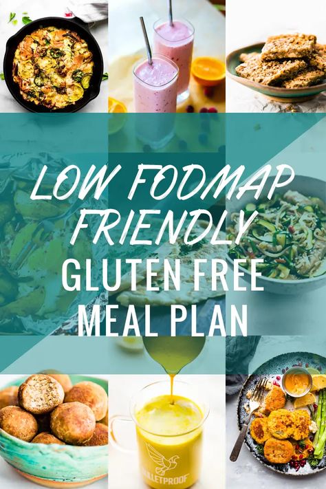 These Low FODMAP recipes and meal plan are great tools for resolving digestive issues. Learn how to use FODMAPS to improve your health! #lowfodmap #glutenfree #mealprep #mealplan Fodmap Meal Plan, Low Fodmap Diet Recipes, Gluten Free Meal Plan, Meal Plan Grocery List, Fodmap Diet Recipes, Ibs Recipes, Fodmap Friendly, Digestive Issues, Free Meal Plans