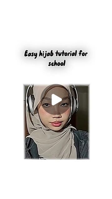 Fati on Instagram: "2 Easy hijab tutorial for college /school💗🙂‍↔️ . . . . . . . . . . . . . . . . . . . . . . . . . . . . . . . . . . . . . . . . . . . . . . . . . . . . . . . . . . . . . . . . . . . . . . . . . . . . . . . . . . . . . . . . . . . . #hijab #explore #hijabstyle #reels #school #hijabforschool #college #fypシ #hijabtutorials #video #fypppppppppppppppppppppppppppppppppppppppppppppppppppppppppppppppppppppp #fypシ" Jersey Hijab Styles Aesthetic, Hijab Ideas For School, Easy Hijab Styles For School, Hijab Styles For School, Hijab Tutorial For School, Hijab For School, Jersey Hijab Style, Easy Hijab Tutorial, Easy Hijab Style