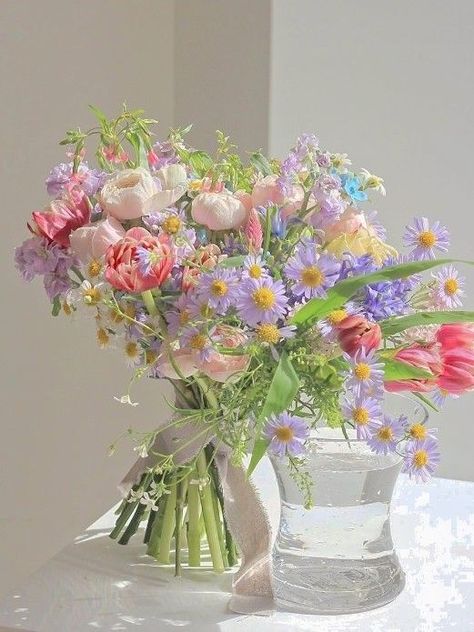 Flower Art Aesthetic, Video Flower, Flower Boquet, Boquette Flowers, Nothing But Flowers, My Hobby, Flower Therapy, Beautiful Bouquet Of Flowers, Art Aesthetic