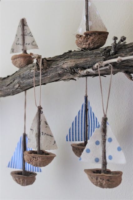 Deco Marine, Diy Decor Ideas, Driftwood Crafts, Walnut Shell, Home Diy Ideas, Budget Home, Home Diy Decor, Home Diy Projects, Diy Projects On A Budget