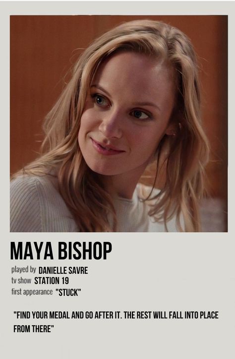 Station 19 Quotes, Maya Bishop, Tv Posters, Danielle Savre, Station 19, Everything Is Connected, Poster Pictures, Badass Quotes, Deep Thought Quotes