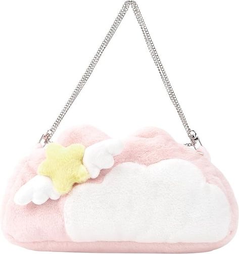 Amazon.com: GeekShare Pink Plush Bag with A Shoulder Strap,Crossbody Bag Carrying Case Compatible with Nintendo Switch/OLED and Other Accessories - Star Wings : Video Games Wings Video, Star Wings, Little Accessories, Nintendo Switch Oled, Plush Bags, Personalized Embroidery, Printed Bags, Carrying Case, Cute Bag